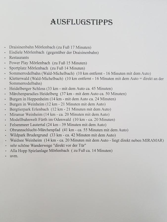 Ferienwohnung/Monteurzimmer Auf Dem Bauernhof Mörlenbach Esterno foto